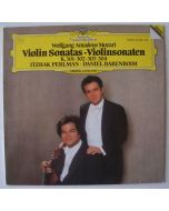 Itzhak Perlman & Daniel Barenboim: Mozart (1756-1791) • Violin Sonatas LP
