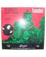 Georg Friedrich Händel (1685-1759) • Six Sonatas LP • Alfredo Campoli