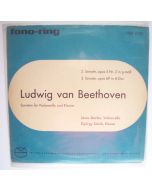 Ludwig van Beethoven (1770-1827) • Sonaten für Violoncello und Klavier LP • Janos Starker