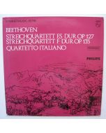 Ludwig van Beethoven (1770-1827) • Streichquartett Es-Dur op. 127 & F-Dur op. 135 LP • Quartetto Italiano