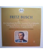 Fritz Busch: Mendelssohn-Bartholdy (1809-1847) • Symphonie Nr. 4 Italienische LP