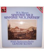 Gustav Kuhn: Mozart (1756-1791) • Sinfonie Nr. 21 & Nr. 31 "Pariser" LP