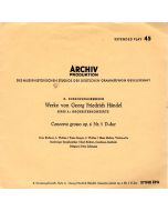 Georg Friedrich Händel (1685-1759) • Concerto grosso op. 6 Nr. 5 D-Dur 7"