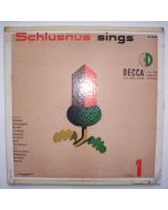 Heinrich Schlusnus sings Vol. 1 LP
