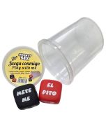 DIABLO PICANTE - WÜRFELSPIEL VERB + KÖRPERTEIL MIT BECHER