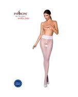 PASSION - TIOPEN 008 WEISSE STRUMPFHOSE 3/4 30 DEN