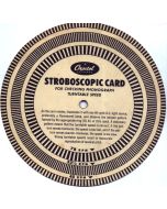 Stroboscopic Card for Checking Turntable Speed