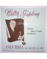 Walter Gieseking plays Claude Debussy (1862-1918) LP