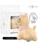 INTENSE - TOULOUSE STIMULATOR MIT 360º ROTIERENDER ZUNGE GELB