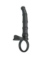 PRETTY LOVE - TATUM VIBRIERENDER PENISRING MIT STECKER 10 VIBRATIONEN SCHWARZ