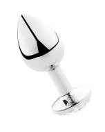 SECRETPLAY - ANALPLUG AUS TRANSPARENTEM ALUMINIUM, 7 CM
