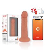 ONINDER - KLEINER BOGOTÁ-VIBRATORDILDO 9 GESCHWINDIGKEITEN NATÜRLICH 17.5 CM -O- 4 CM - KOSTENLOSE APP