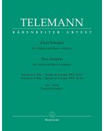 Georg Philipp Telemann (1681-1747) • Zwei Sonaten für Violine und Basso continuo