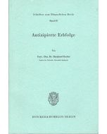 Bernhard Eccher • Antizipierte Erbfolge