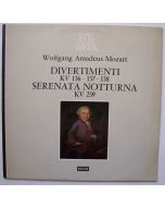 Wolfgang Amadeus Mozart (1756-1791) • Divertimenti & Serenata Notturna LP