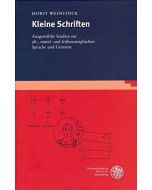 Horst Weinstock • Kleine Schriften