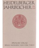 Heidelberger Jahrbücher • 1985