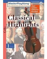 Master Play Along Cello #1 Classical Highlights