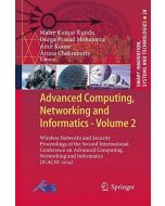 Advanced Computing, Networking and Informatics • Volume 2
