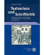 Jürgen Meyer • Textvarianz und Schriftkritik