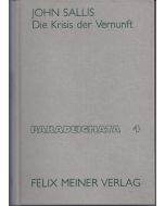 John Sallis • Die Krisis der Vernunft