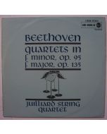 Beethoven (1770-1827) • Quartets in F Minor, op. 95 / F Major, op. 135 LP • Juilliard String Quartet