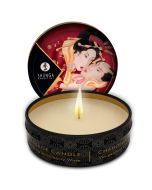 SHUNGA - MINI CARESS BY CANDELIGHT ERDBEERE UND CAVA MASSAGEKERZE 30 ML