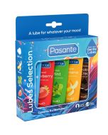PASANTE - PACKUNG SORTIERTE SCHMIERMITTEL MIT GESCHMACK 5 EINHEITEN X 15 ML