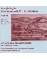 Joseph Haydn (1732-1809) - Divertimenti (Streichtrios) Vol.2 CD