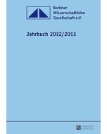 Jahrbuch der Berliner Wissenschaftlichen Gesellschaft e.V. • 2012/2013