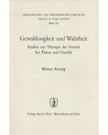 Werner Kremp • Gewaltlosigkeit und Wahrheit