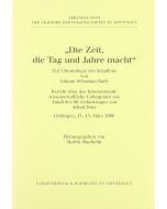 Die Zeit, die Tag und Jahre macht