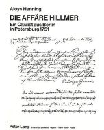 Aloys Henning • Die Affäre Hillmer