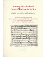 Katalog der Dresdener Hasse-Musikhandschriften, Buch + CD-Rom