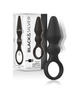 BLACK&SILVER - OZZY LEISTUNGSSTARKER SILIKON-ANALSPLUG