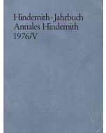 Hindemith-Jahrbuch • Annales Hindemith 1976 / V