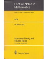 Homotopy Theory and Related Topics