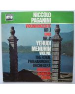 Niccolo Paganini (1782-1840) • Violinkonzerte Nr. 1 & Nr. 2 LP • Yehudi Menuhin