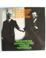Wilhelm Furtwängler & Yehudi Menuhin: Brahms (1833-1897) • Violinkonzert LP