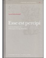 Arend Kulenkampff • Esse est percipi