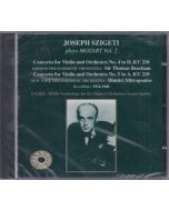 Joseph Szigeti plays Mozart Vol. 2 CD