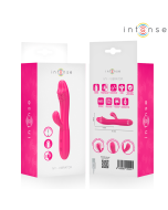 INTENSE - IVY FLEXIBLER VIBRATOR 10 VIBRATIONEN MIT STIMULIERENDER ZUNGE ROSA