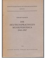 Eckart Rohlfs • Die deutschsprachigen Musikperiodica 1945-1957