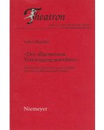 Isabel Matthes • »Der allgemeinen Vereinigung gewidmet«
