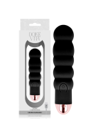 DOLCE VITA - AUFLADBARER VIBRATOR SECHS SCHWARZ 7 GESCHWINDIGKEITEN