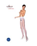 PASSION - TIOPEN 006 WEISSE STRUMPFHOSE 1/2 30 DEN