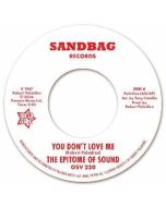 The Epitome Of Sound - You Don't Love Me / Where Were You SIN