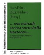 ... una veritade ascosa sotto bella menzogna...