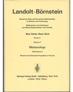 Landolt-Börnstein • Volume 4: Meteorology