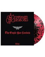 Saxon - The Eagle Has Landed (Live) (Limited Edition) (Red with Black Splatter Vinyl) LP